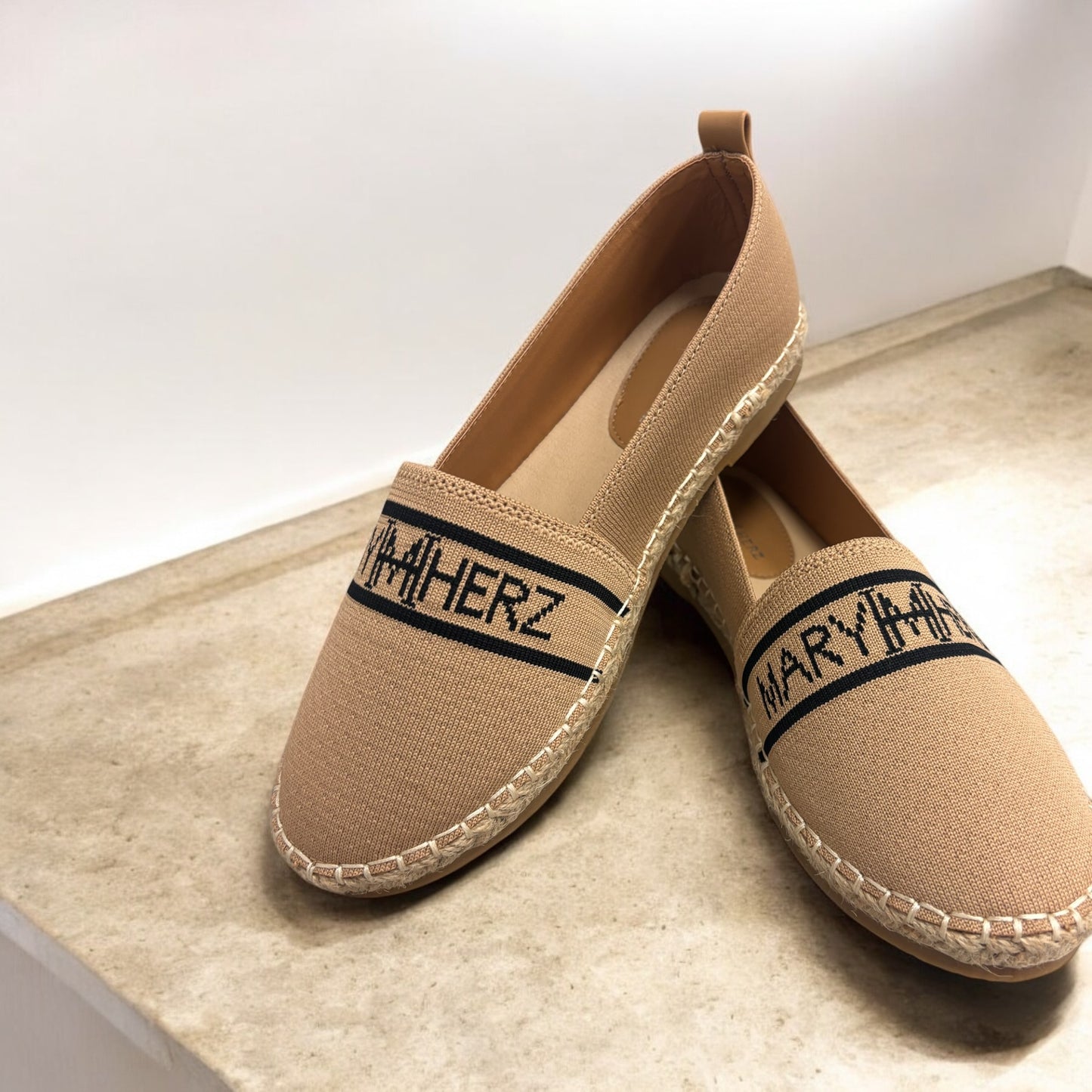 MHS-COTTON LOGO ESPADRILLES