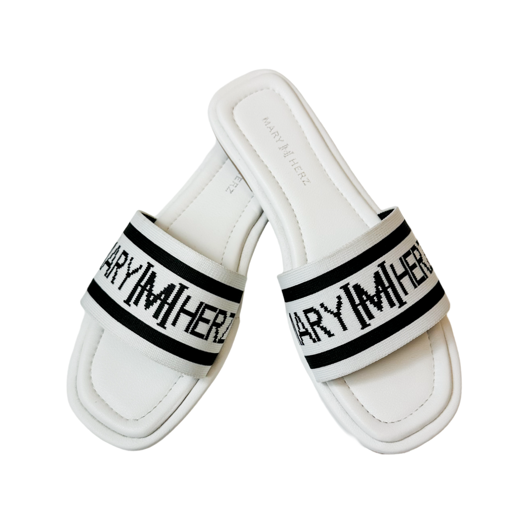 MHS-COTTON LOGO SANDALS