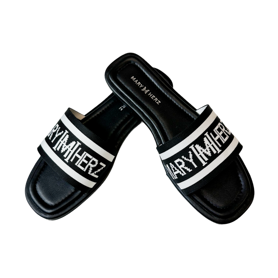 MHS-COTTON LOGO SANDALS