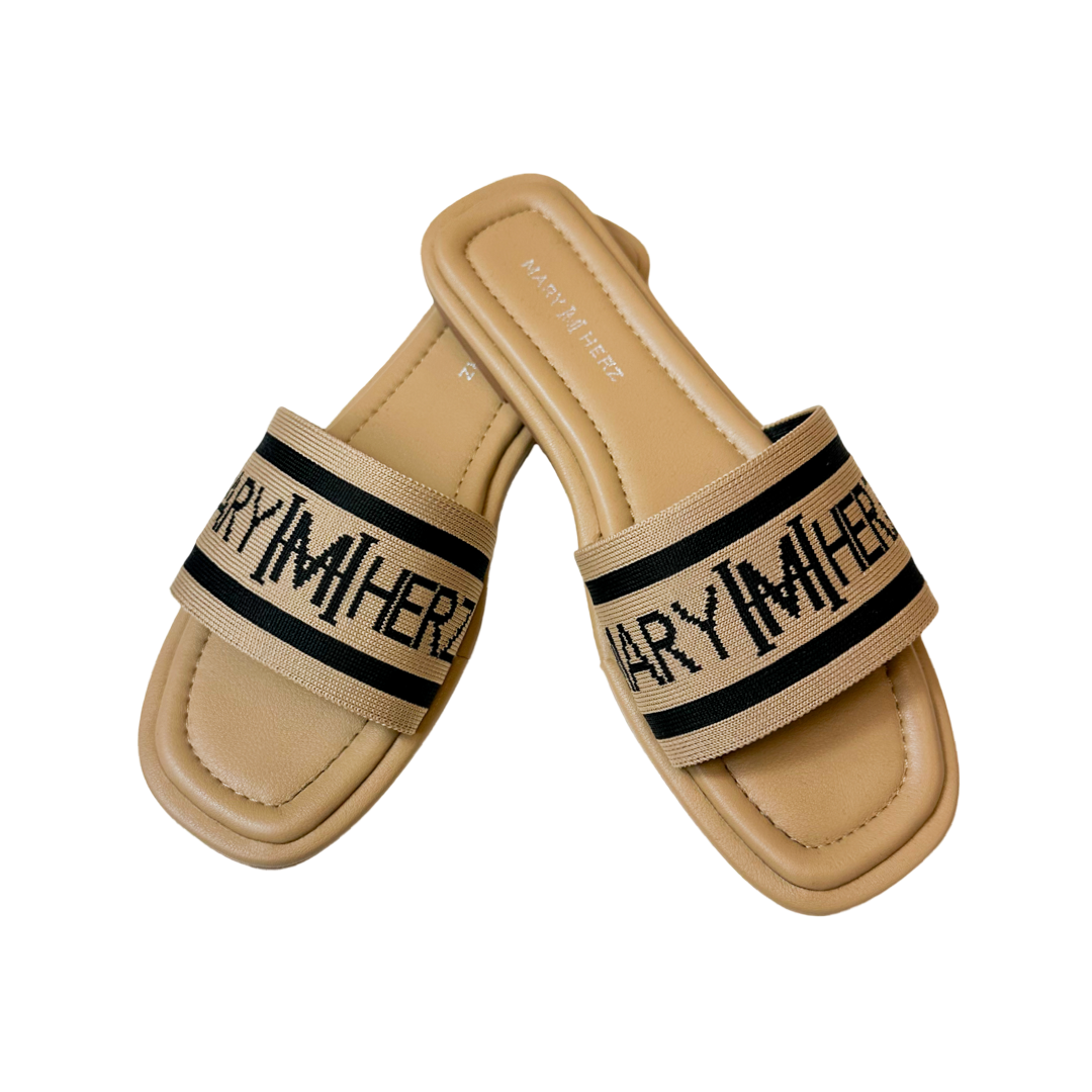 MHS-COTTON LOGO SANDALS